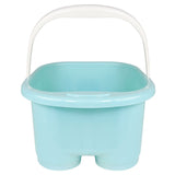ActiveShop Pedicure Bowl With Massage Rollers Blue - pedicure bowl shown from above on a white background