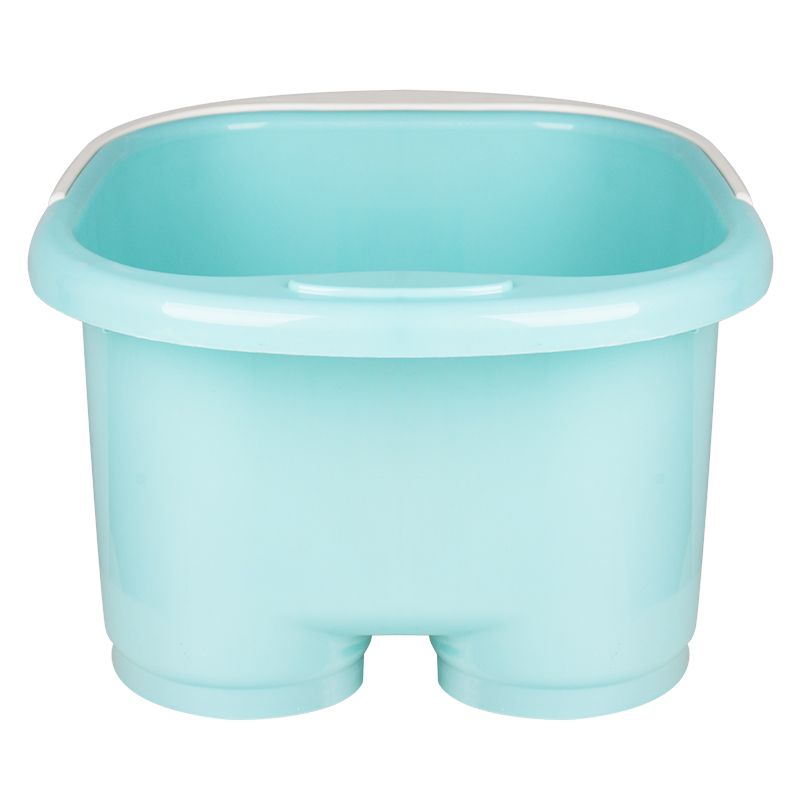 ActiveShop Pedicure Bowl With Massage Rollers Blue - pedicure bowl shown from above on a white background