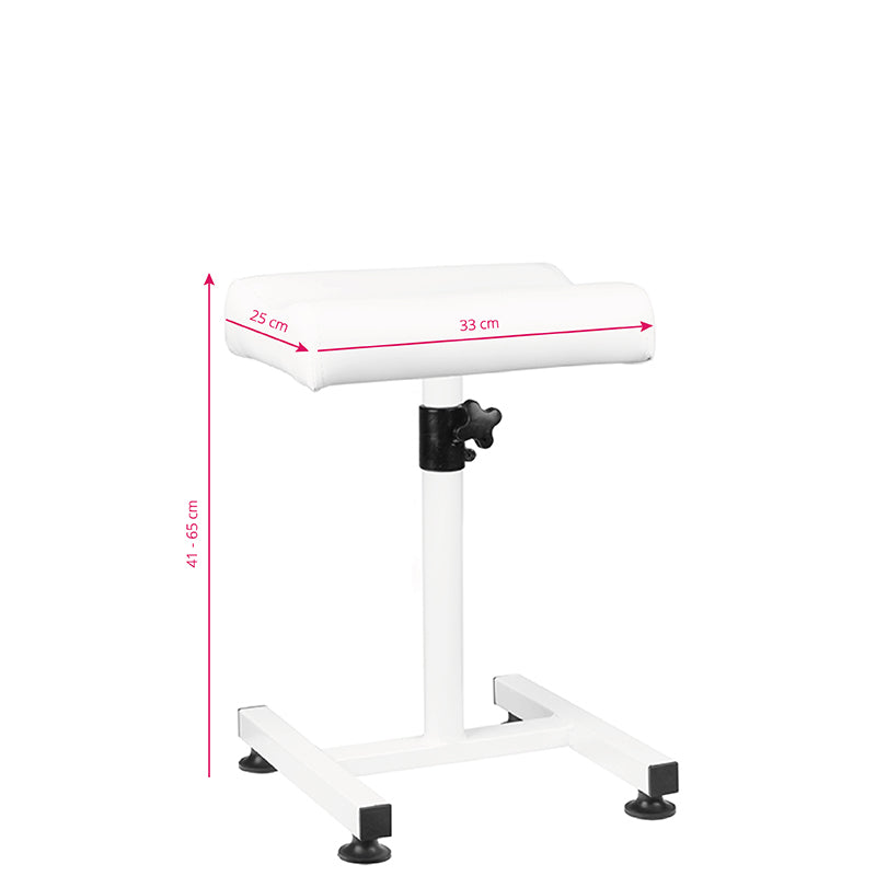 ActiveShop Pedicure Footrest 108 White - full product view on a white background