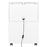 ActiveShop Podiatrist Trolley 601 White - front view showing the storage and construction details