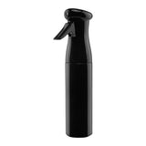 ActiveShop Pro Hairdressing Spray Bottle Black 300ml - round salon spray bottle and printed design on a white background