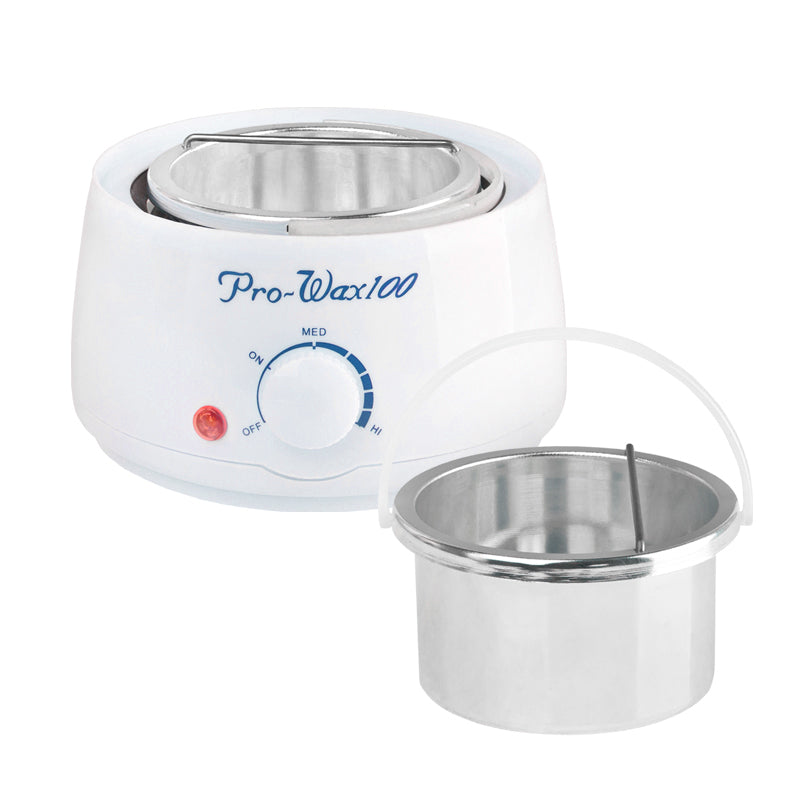 ActiveShop Pro Wax Heater 400ml Can - 100W White - main unit with included components on a white background