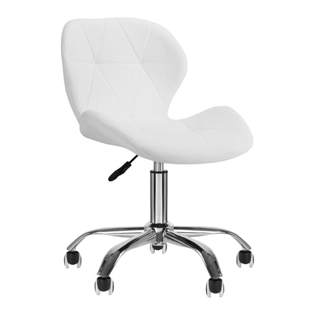 ActiveShop QS-06 Beauty Chair White - full product view at an angle on a white background
