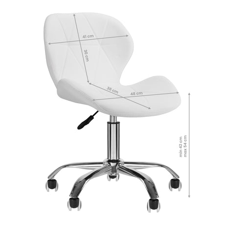 ActiveShop QS-06 Beauty Chair White - full product view on a white background