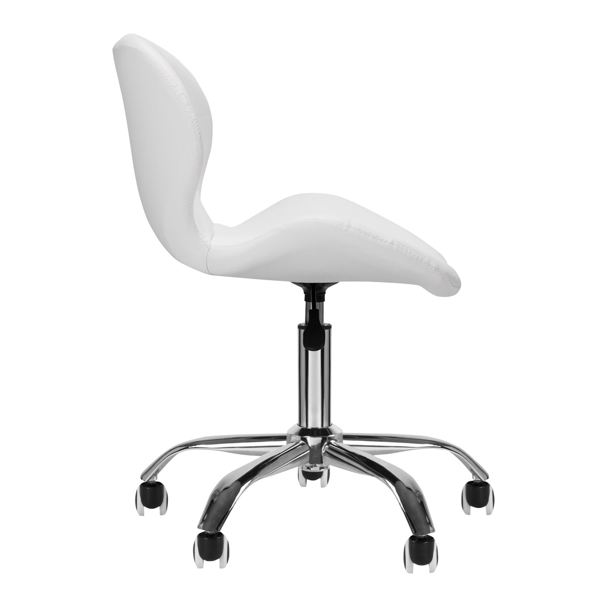 ActiveShop QS-06 Beauty Chair White - close-up of the upholstery and adjustment details