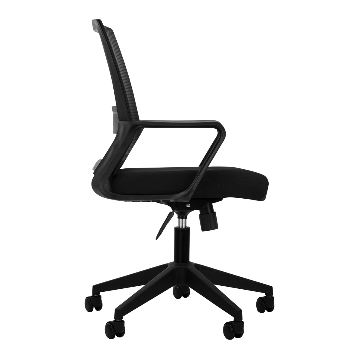 ActiveShop QS-11 Chair Black - close-up of the upholstery and adjustment details