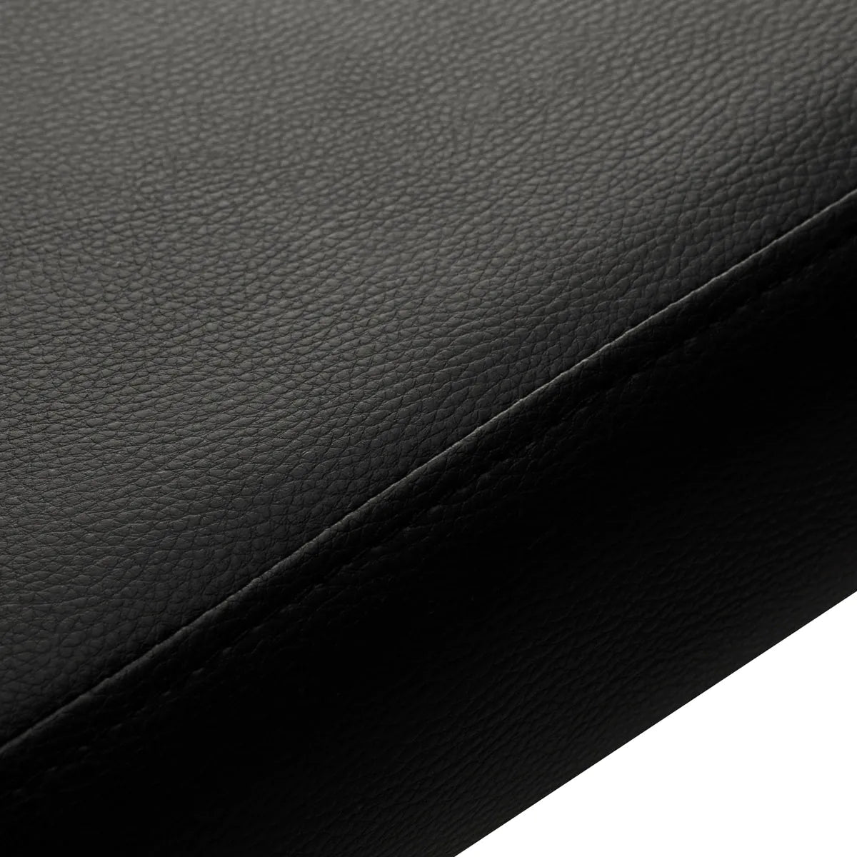ActiveShop QS-OF211G Beauty Chair Black & Gold - close-up of the upholstery and construction details