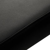 ActiveShop QS-OF211G Beauty Chair Black & Gold - close-up of the upholstery and construction details