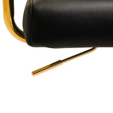 ActiveShop QS-OF211G Beauty Chair Black & Gold - displayed in a professional treatment-room setting