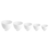 ActiveShop Reusable Silicone Bowl Various Sizes - arranged with the included components on a white background