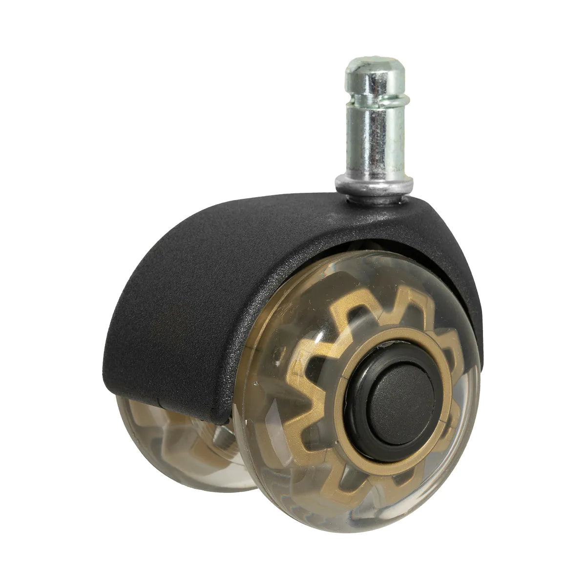 ActiveShop Roll Speed Stool Wheels Replacement Duo Press-On Set - replacement stool component shown in close-up on a white background