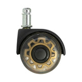 ActiveShop Roll Speed Stool Wheels Replacement Duo Press-On Set - replacement stool component shown in close-up on a white background