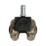 ActiveShop Roll Speed Stool Wheels Replacement Duo Press-On Set - replacement stool component shown in close-up on a white background