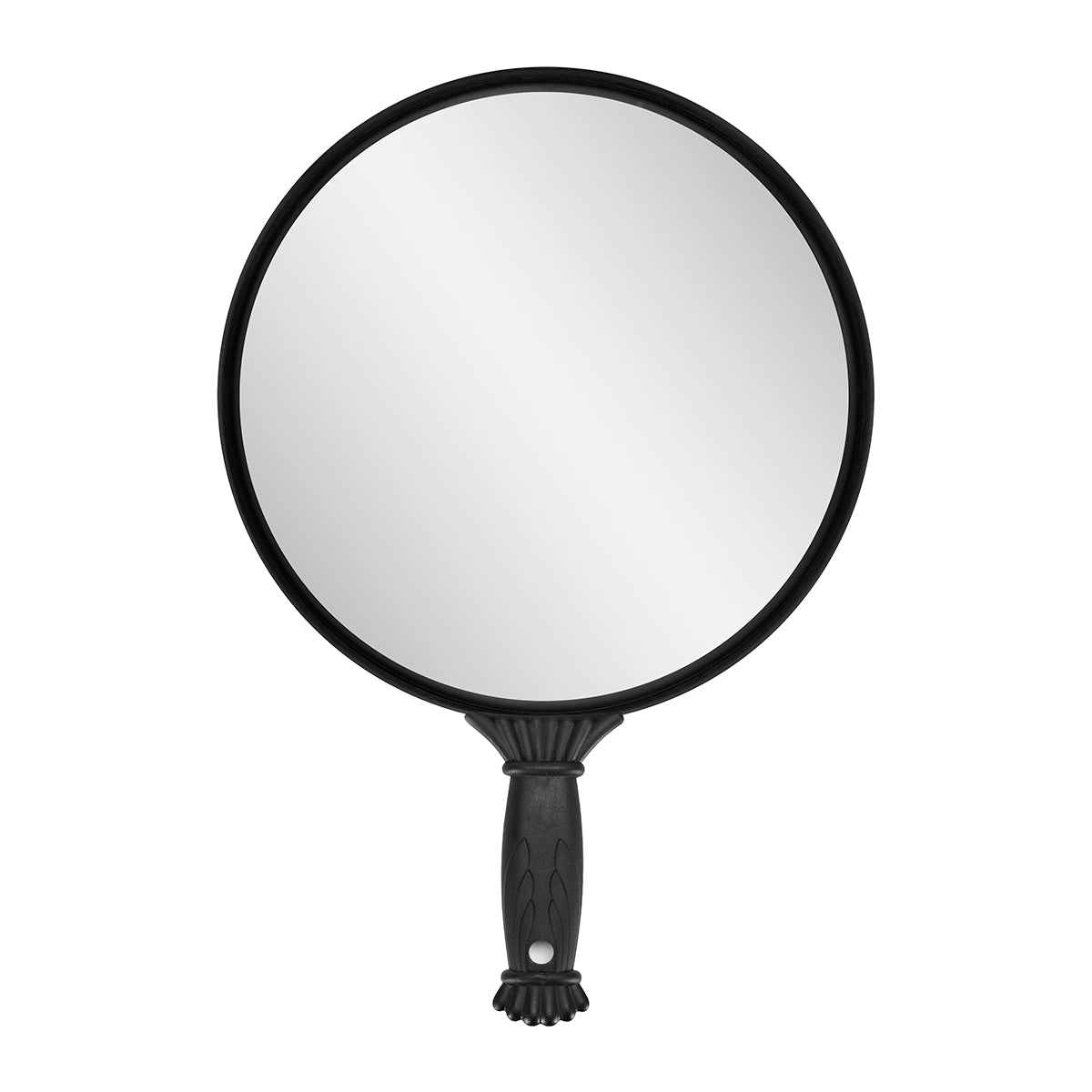 ActiveShop Round Barber Mirror With Handle Q-35 - isolated on a white background