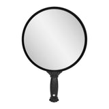 ActiveShop Round Barber Mirror With Handle Q-35 - isolated on a white background