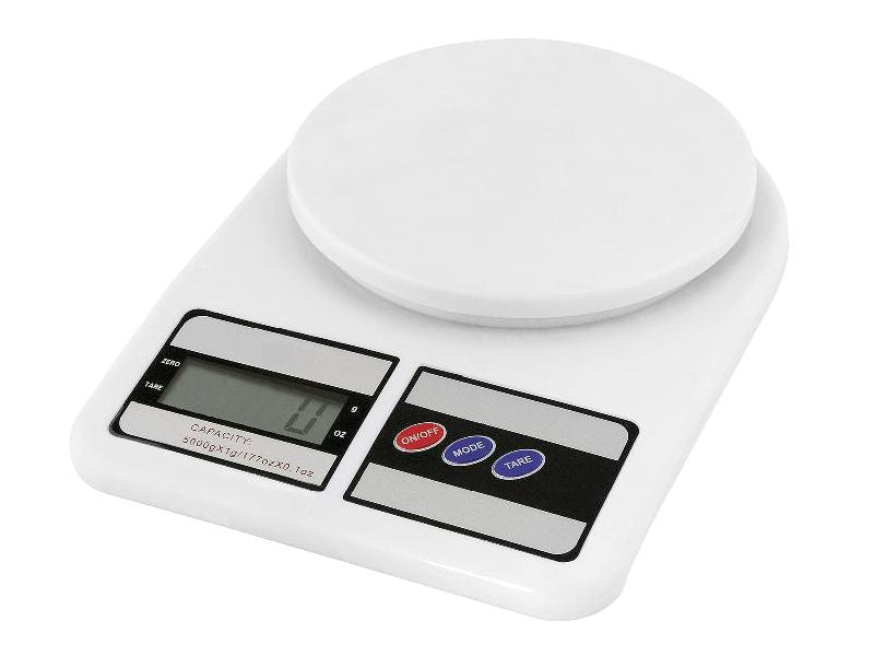 ActiveShop S-400 Digital Hair Colour Scales - arranged with the included components on a white background