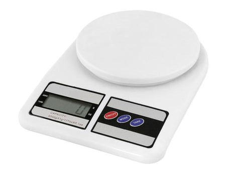ActiveShop S-400 Digital Hair Colour Scales - arranged with the included components on a white background