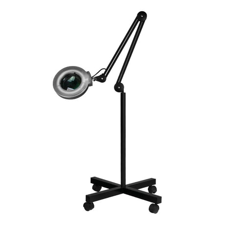 ActiveShop S4 5 Diopter Magnifying Lamp with Tripod Black - complete device isolated on a white background
