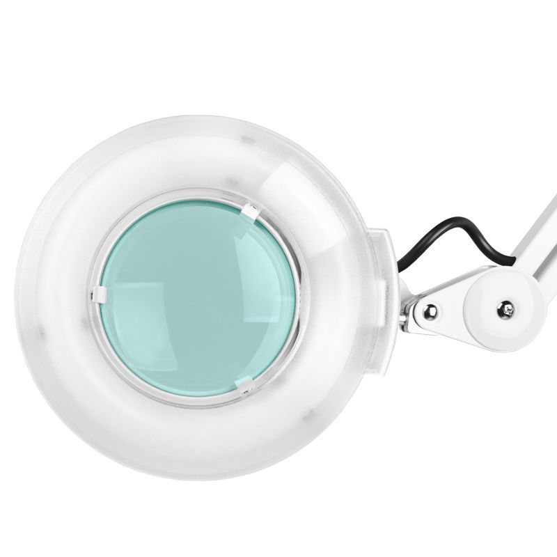 ActiveShop S4 Magnifier Lamp + Tripod - main unit with included components on a white background