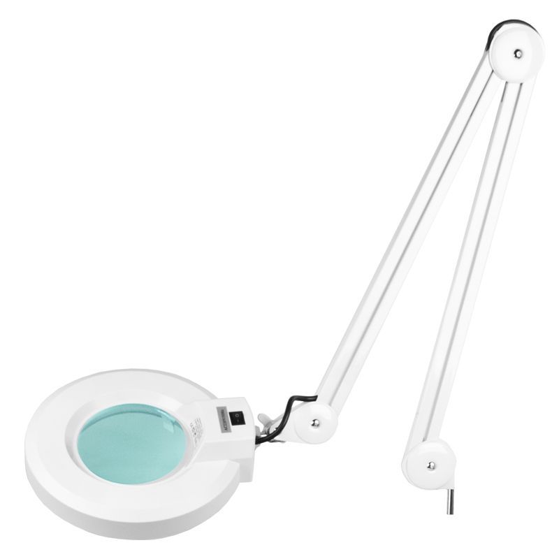 ActiveShop S4 Magnifier Lamp + Tripod - main unit with included components on a white background