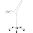 ActiveShop S5 5 Diopter Magnifying Lamp with Tripod White - main unit with included components on a white background