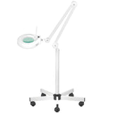 ActiveShop S5 5 Diopter Magnifying Lamp with Tripod White - main unit with included components on a white background