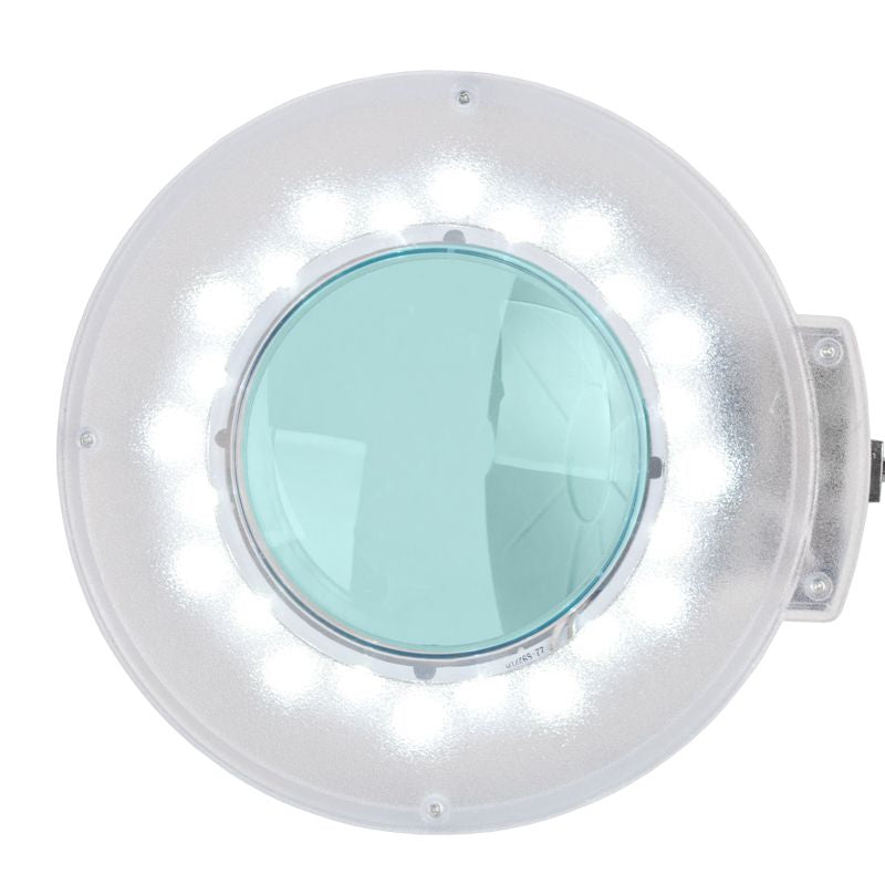 ActiveShop S5 5 Diopter Magnifying Lamp with Tripod White - device housing and functional components shown on a white background