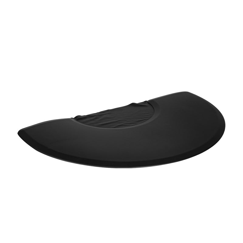 ActiveShop Semi-Circular Hairdressing Chair Floor Mat - isolated on a white background