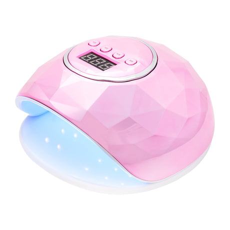 ActiveShop Shiny Powerful 86W Pink UV / LED Lamp - complete device isolated on a white background
