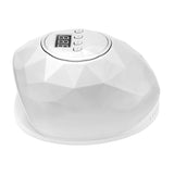 ActiveShop Shiny Powerful 86W White Silver UV / LED Lamp - main unit with included components on a white background