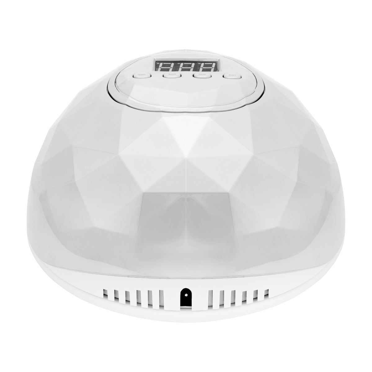 ActiveShop Shiny Powerful 86W White Silver UV / LED Lamp - device housing and functional components shown on a white background