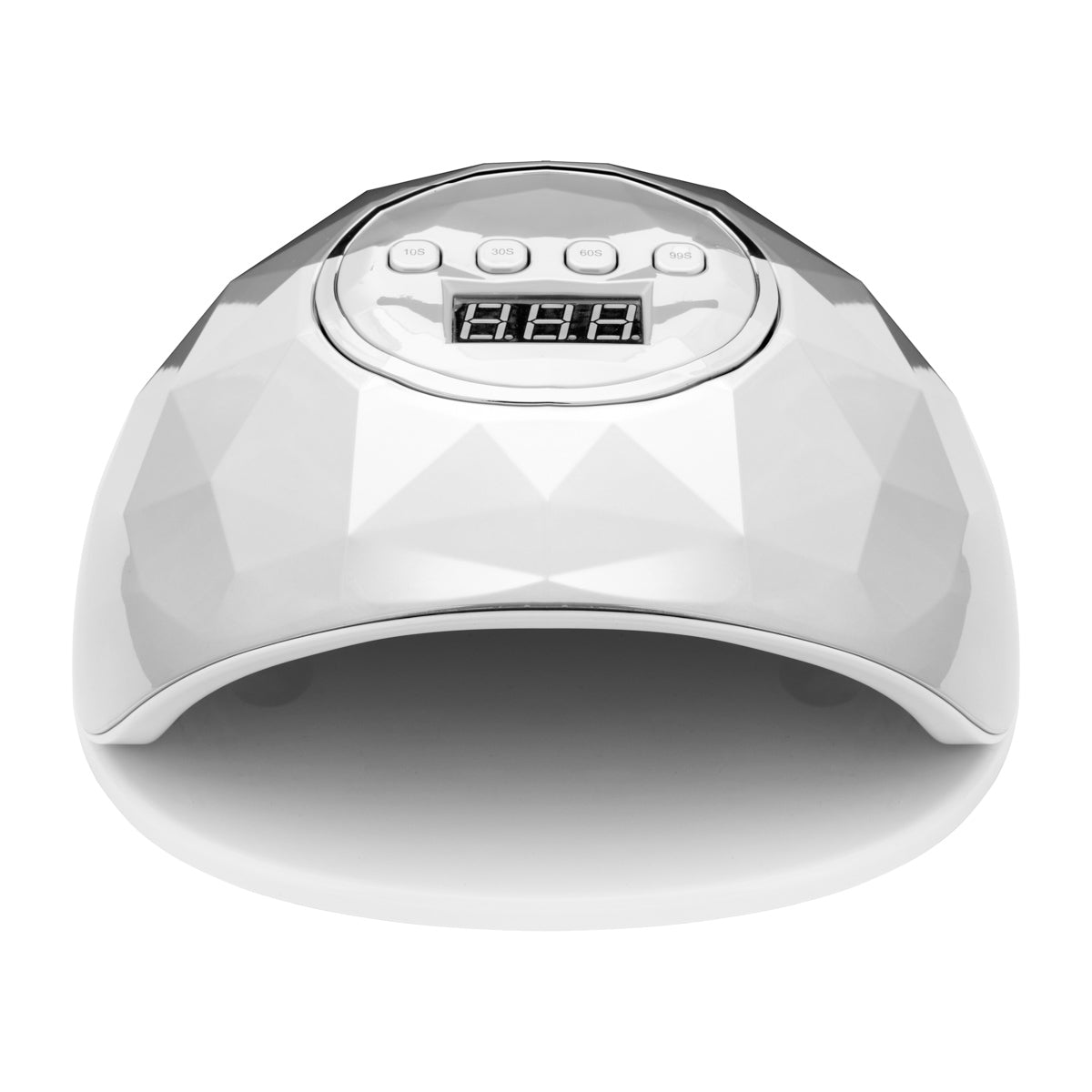 ActiveShop Shiny Powerful 86W White Silver UV / LED Lamp - device housing and functional components shown on a white background