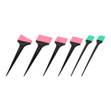 ActiveShop Silicone Hair Colouring Brush Set - arranged with the included components on a white background