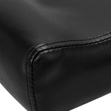 ActiveShop Sillon Mobile Pedicure Footstool Black - close-up of the upholstery and construction details