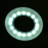 ActiveShop Snake LED Ring Desk Lamp White - LED task lamp showing its adjustable construction and controls