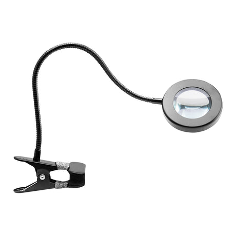 ActiveShop Snake Ring Desk Led Lamp Black - LED task lamp showing its adjustable construction and controls