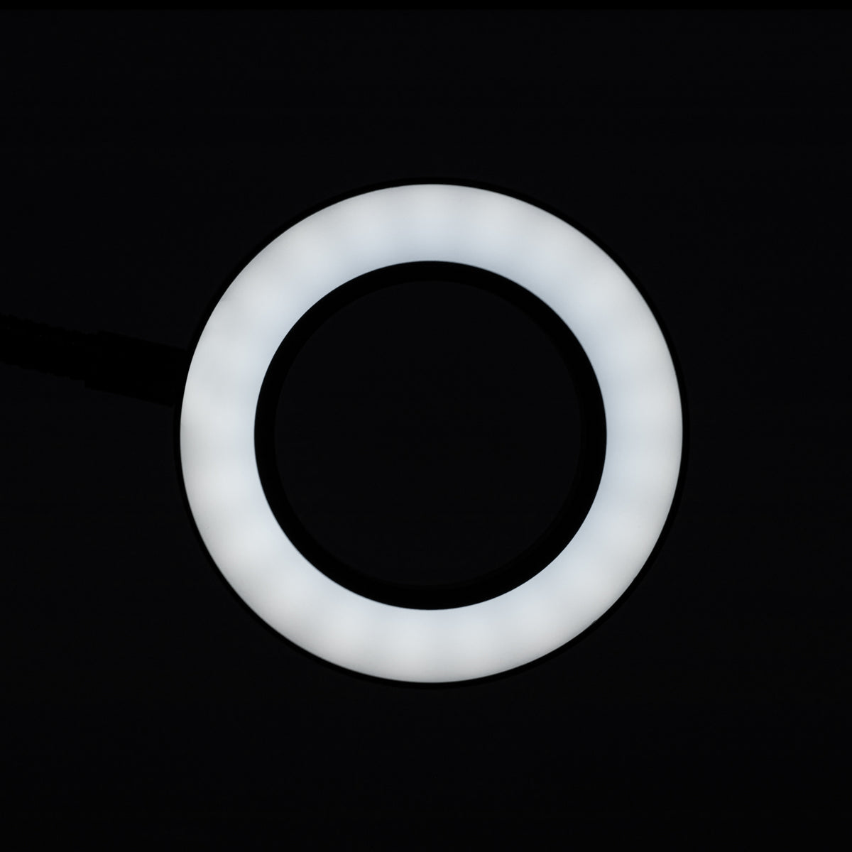 ActiveShop Snake Ring Desk Led Lamp Black - LED task lamp showing its adjustable construction and controls