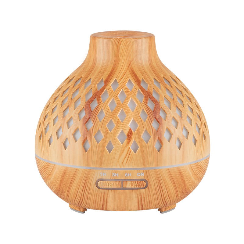 ActiveShop SPA 10 Aroma Diffuser & Air Humidifier Light Wood 400ml With Timer - isolated on a white background