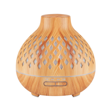 ActiveShop SPA 10 Aroma Diffuser & Air Humidifier Light Wood 400ml With Timer - isolated on a white background