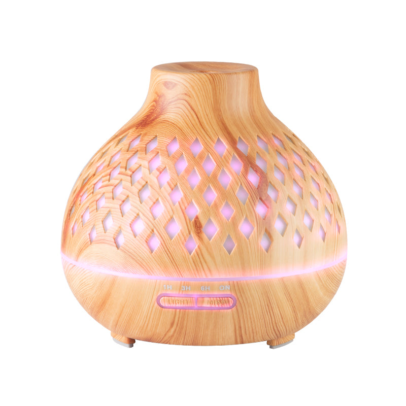 ActiveShop SPA 10 Aroma Diffuser & Air Humidifier Light Wood 400ml With Timer - isolated on a white background