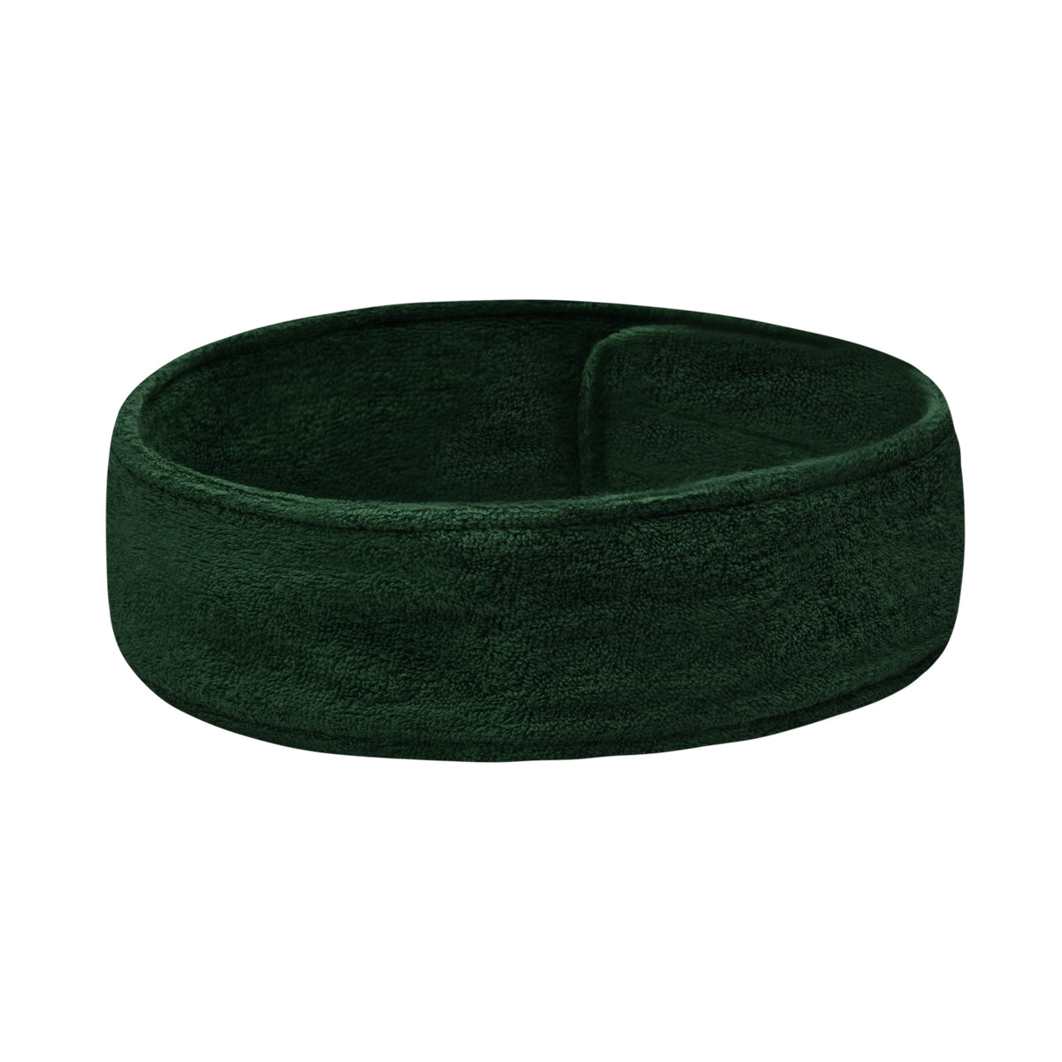 ActiveShop Terry Cosmetic Headband Bottle Green - isolated on a white background