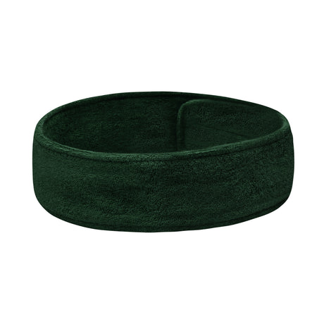 ActiveShop Terry Cosmetic Headband Bottle Green - isolated on a white background