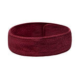 ActiveShop Terry Cosmetic Headband Burgundy - isolated on a white background