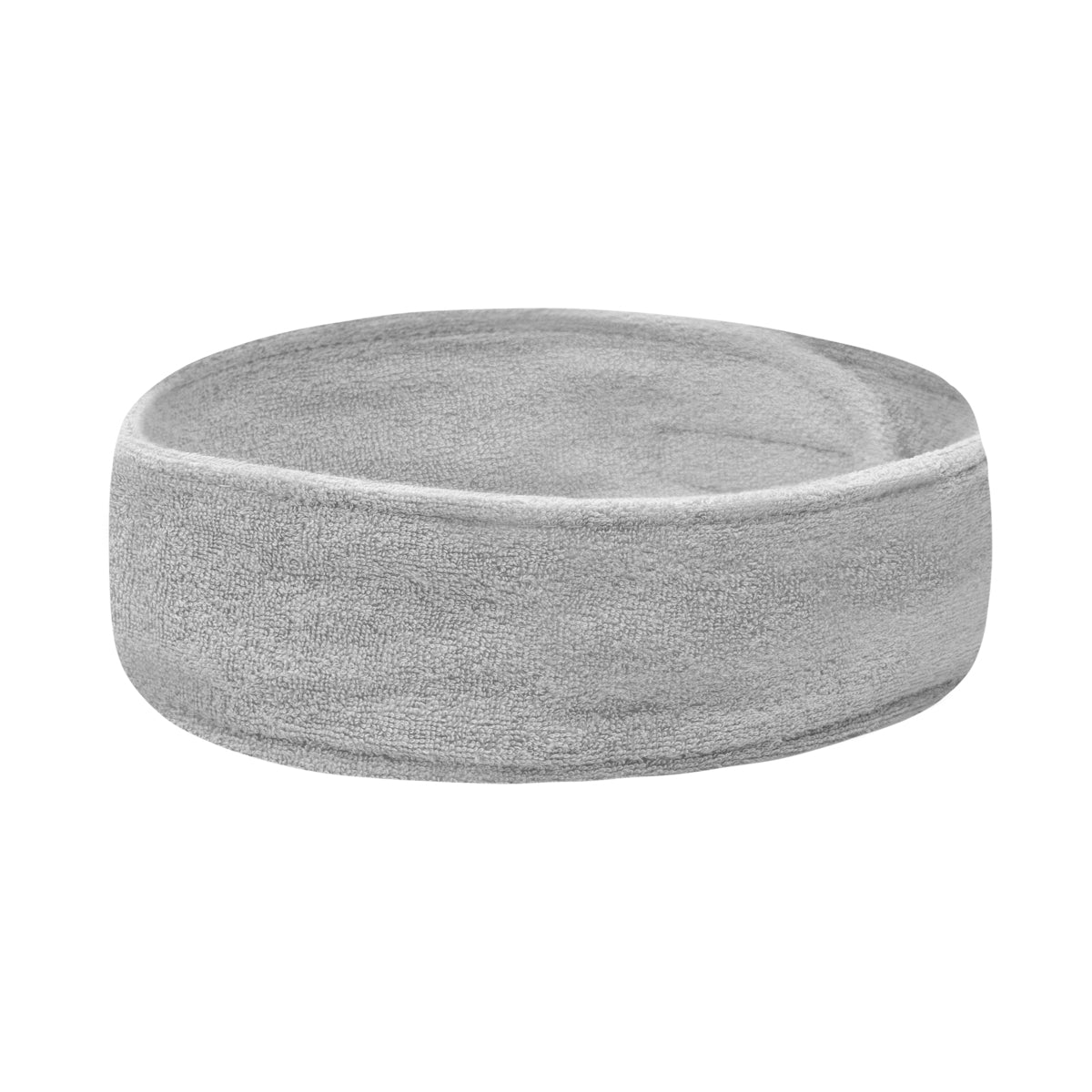 ActiveShop Terry Cosmetic Headband Grey - isolated on a white background