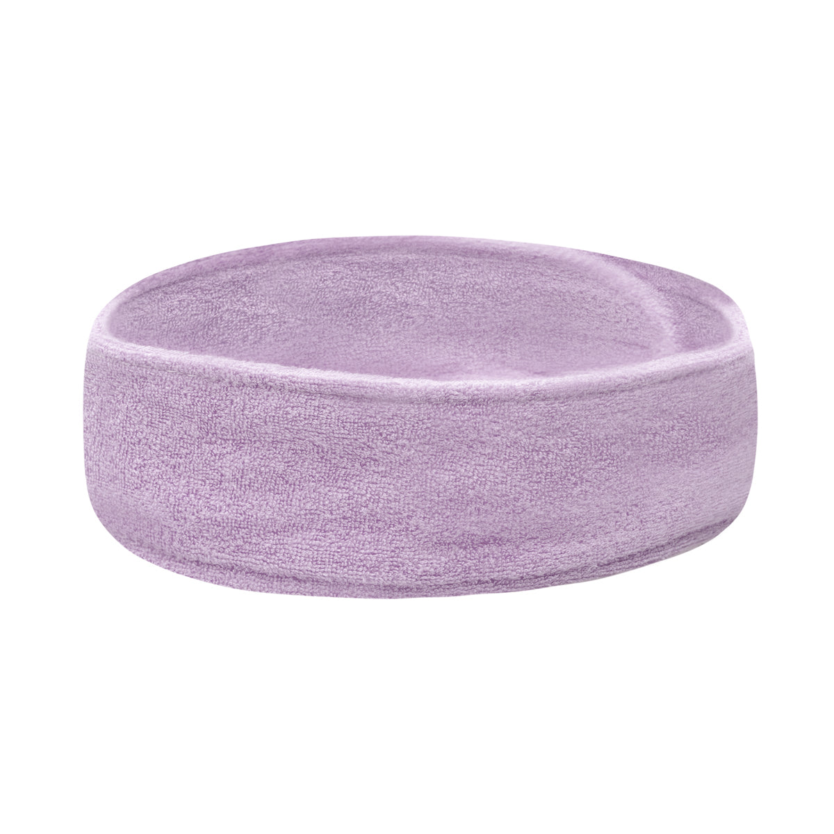 ActiveShop Terry Cosmetic Headband Violet - isolated on a white background