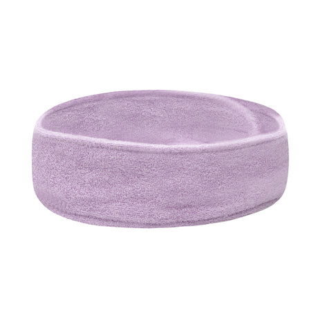 ActiveShop Terry Cosmetic Headband Violet - isolated on a white background