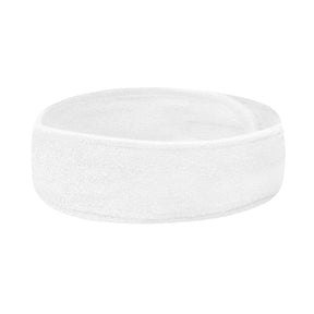 ActiveShop Terry Cosmetic Headband White - isolated on a white background