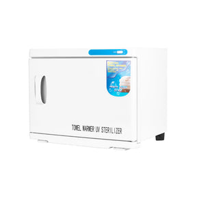 ActiveShop Towel Warmer With UV-C 23L Steriliser White - towel warmer cabinet isolated on a white background
