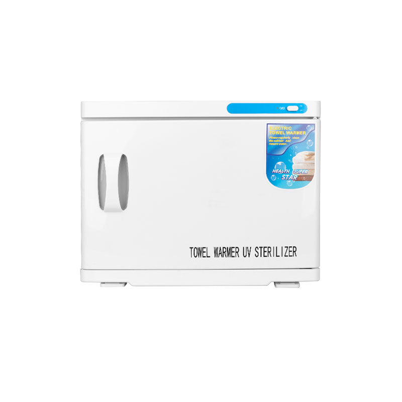 ActiveShop Towel Warmer With UV-C 23L Steriliser White - towel warmer cabinet isolated on a white background