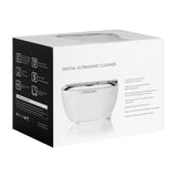 ActiveShop Ultrasonic Cleaner ACD-3840 Capacity 0.6L 31 W White - main unit with included components on a white background